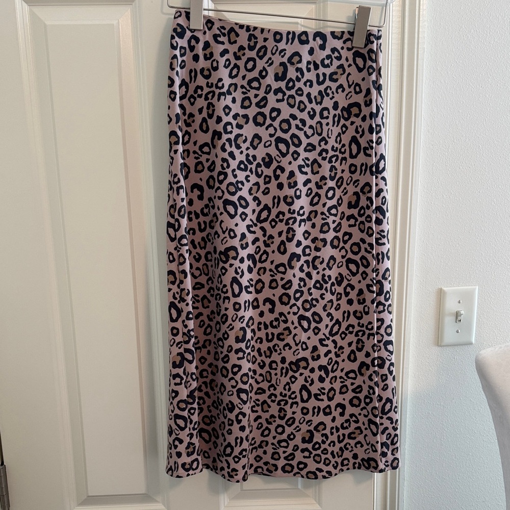 Sanctuary Animal Print Midi Skirt - NWOT